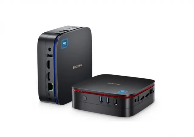 BlackView MP60 Intel N150/16GB/512GB/2xHDMI/2xUSB 3.0/1xRJ45/BT/WiFI/W11P Black