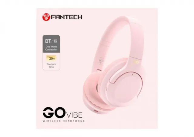 Bluetooth slušalice Fantech GO Vibe WH05 pink