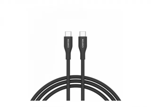 CANYON cable CC60SC10 C-C 60W 1m Silicon Black