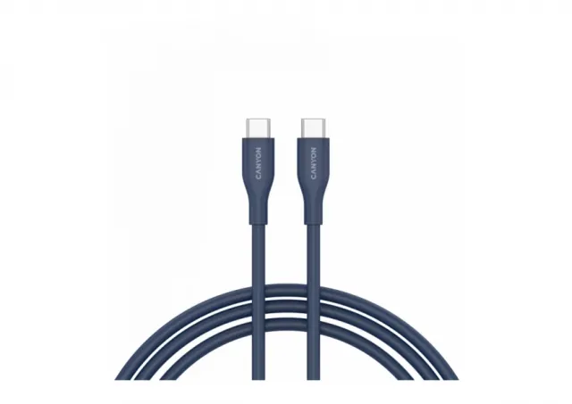 CANYON cable CC60SC10 C-C 60W 1m Silicon Dark blue
