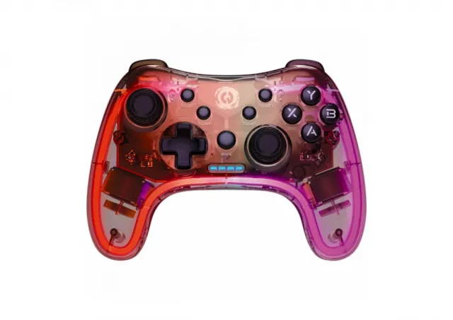 CANYON GPW-04, 2.4G Wireless Controller with  built-in 800mah battery, 2M Type-C charging cable ,Wireless Gamepad for Android / PC / PS3 /PS4 /XBOX360/ Nitendo Switch（RGB Lighting), 151*110*42mm, 208g