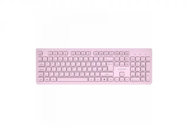 CANYON keyboard HKB-W01 UK/US AAA Wireless Pink