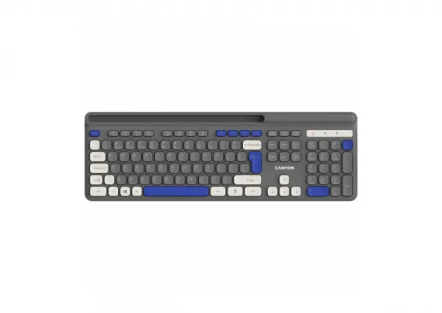 CANYON keyboard HKB-W03 EN/AD AAA Wireless Grey