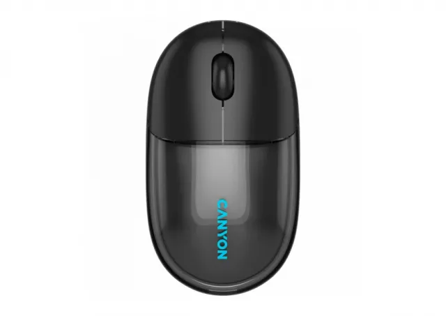 CANYON mouse OnClick 24 BT/ Wireless Transparent/Black