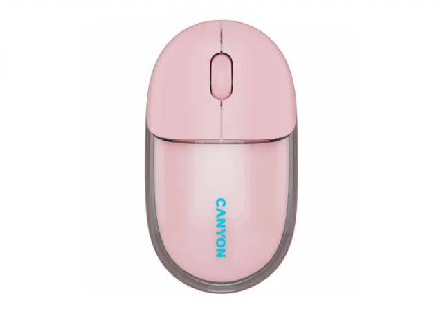 CANYON mouse OnClick 24 BT/ Wireless Transparent/Pink