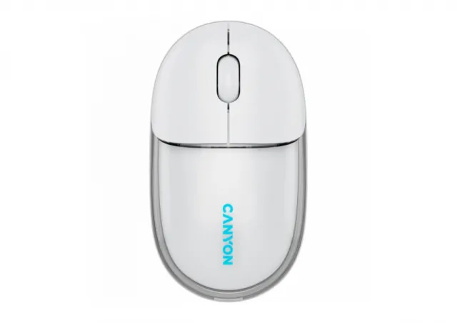 CANYON mouse OnClick 24 BT/ Wireless Transparent/White