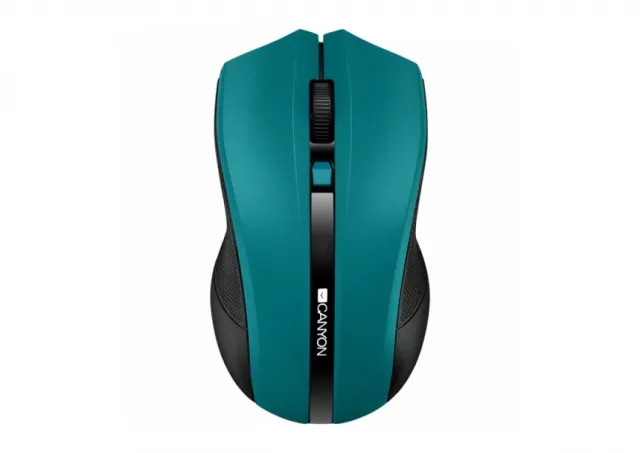 CANYON MW-5, 2.4GHz wireless Optical Mouse with 4 buttons, DPI 800/1200/1600, Green, 122*69*40mm, 0.067kg