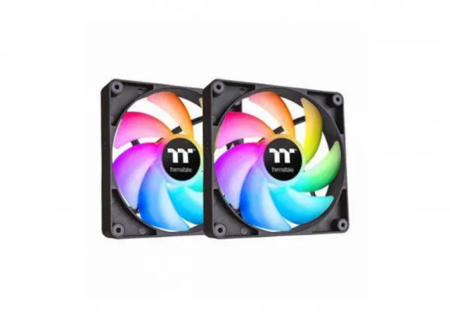 Case Fan Thermaltake CT120 ARGB PC Cooling Fan 2 Pack/Fan/12025/PWM 5002000 RPM