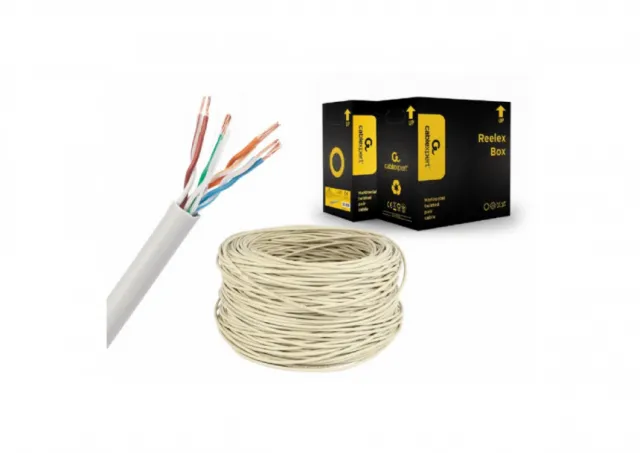CAT5e UTP LAN cable (CCA), stranded, 1000 ft (305 m)
