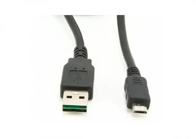 CC-mUSB2D-1M Gembird Double-sided USB 2.0 AM to Micro-USB cable, black, 1 m