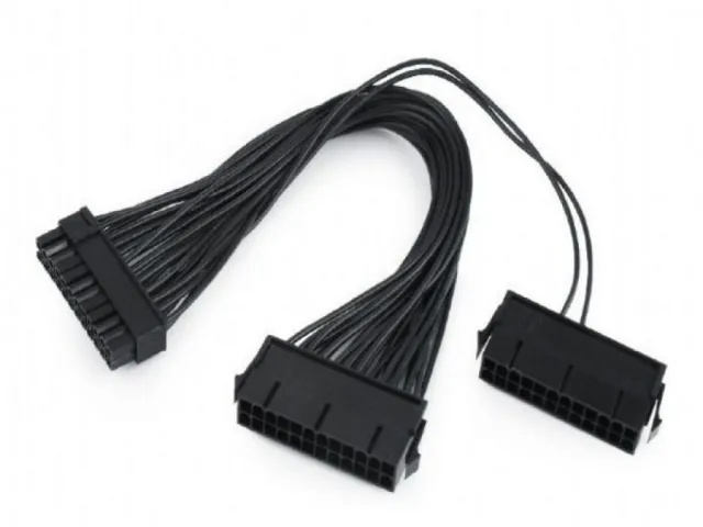 CC-PSU24-01 Gembird Dvostruki naponski 24-pinski PC produni kabl, 0,3m 19719