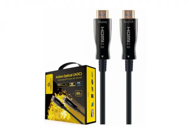 CCBP-HDMI-AOC-80M-02 Gembird Active Optical (AOC) High speed HDMI cable with Ethernet Premium 80m