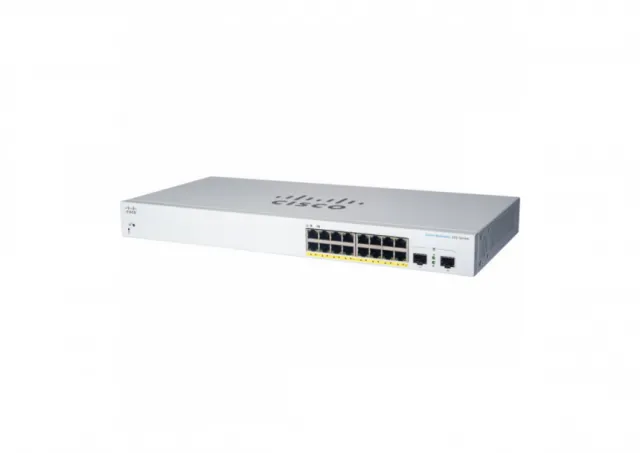 CISCO CBS220-16T-2G-16-PORT 10/100/1000 SWITCH, 2X SFP