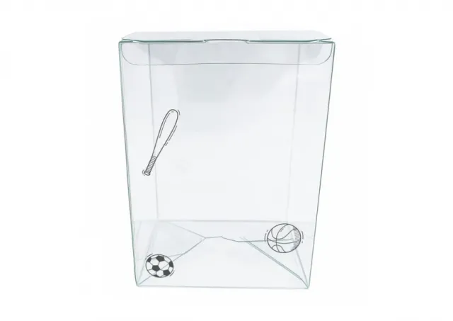 Clear Sport Version 4'' Pop Protector With Film On It With Soft Crease Line And Automatic Bot Lock