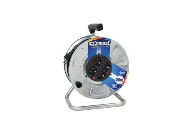 COMMEL ZAGREB D.O.O. Kabl sa motalicom metalni bubanj 280mm monofaz 25m H05RR-F 3G2,5