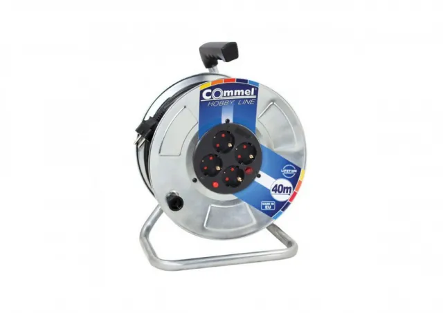 COMMEL ZAGREB D.O.O. Kabl sa motalicom na metal bubnju 280mm monof 40m  H05RR-F 3G2,5