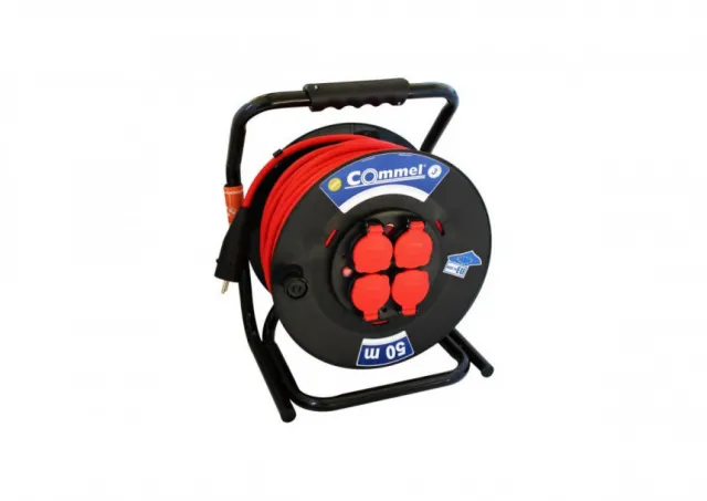 COMMEL ZAGREB D.O.O. Kabl sa motalicom PVC bubnj 320mm monofazna 50m    H05VV-F 3G2,5
