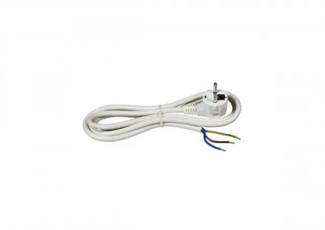 COMMEL ZAGREB D.O.O. Prikljucni kabl 16 A 250 V 3500 W, beli, 2m        H05VV-F 3G2,5
