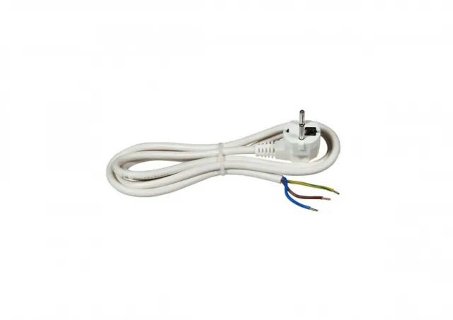 COMMEL ZAGREB D.O.O. Prikljucni kabl 16A 250V 3500W 3m, beli            H05VV-F 3G1,5