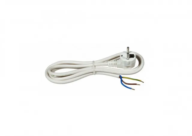 COMMEL ZAGREB D.O.O. Prikljucni kabl 16A 250V 3500W, beli, 1,5m         H05VV-F 3G1,5
