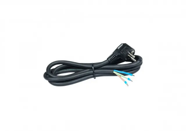 COMMEL ZAGREB D.O.O. Prikljucni kabl 16A 250V 3500W crni 3m             H05RR-F 3G2,5