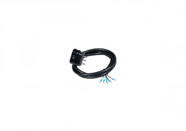 COMMEL ZAGREB D.O.O. Prikljucni kabl trofazni 16A 400V 10000W crni 2m   H05VV-F 5G2,5