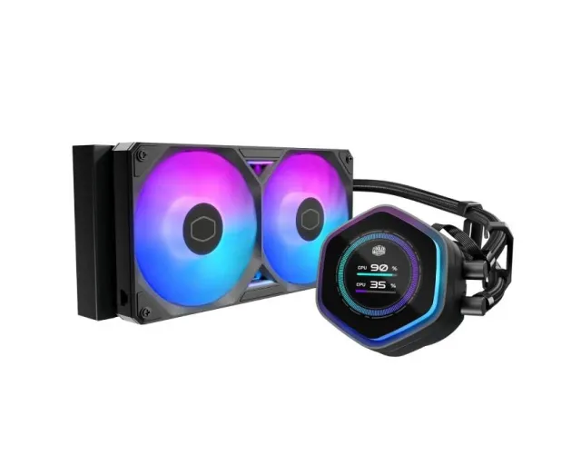 COOLER MASTER MasterLiquid ML 240 Atmos II LCD ARGB vodeno hlađenje crno (MLX-D24M-A25SZ-L1) 