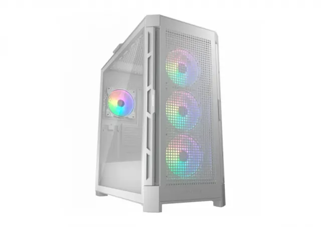 COUGAR DUOFACE PRO RGB PC Case, Mid Tower, White