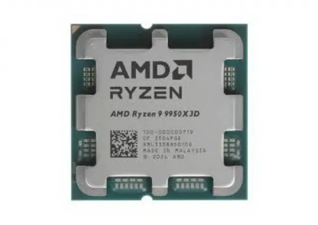 CPU AM5 AMD Ryzen 9 9950X3D 16 cores (5.7GHz) TRAY bez kulera 100-000000719