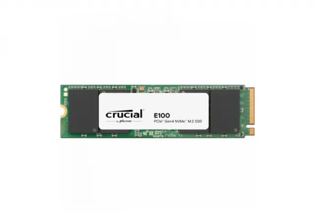 Crucial E100 1TB SSD PCIe 4.0 Gen4 M.2 2280 NVMe, Read/Write: 5000/3000 MB/s