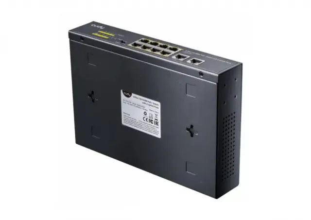Cudy FS1010P 8-Port 10/100M PoE+ Switch, 2 Uplink 10/100M, 120W, 250m,4KV steel (Alt.PFS3009-8ET-96)