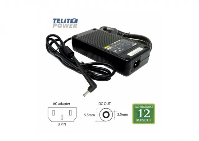 DELL 19.5V-11.8A ( 5.5 * 2.5 ) DA230PS0-00 230W LAPTOP ADAPTER