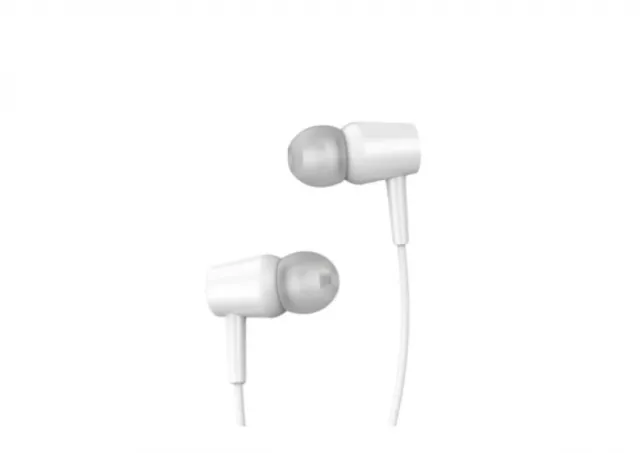 DENMEN DR02 Slušalice- handsfree 3,5mm sa mikrofonom BELE