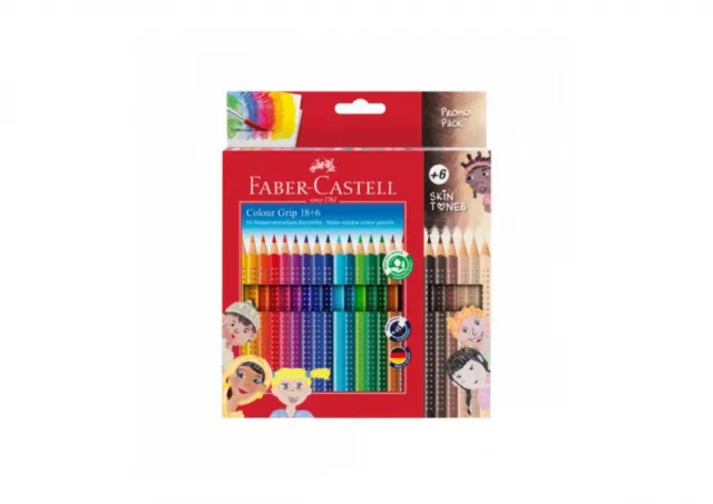 Drvene bojice Faber Castell GRIP  Skin Tones 1/18+6 112819