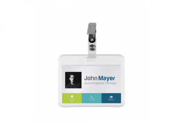 Držač ID kartica PERSONA PVC sa kopčom 34.645.91