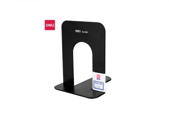 DRŽAČ ZA KNJIGE DELI CRNI 16cm E9261