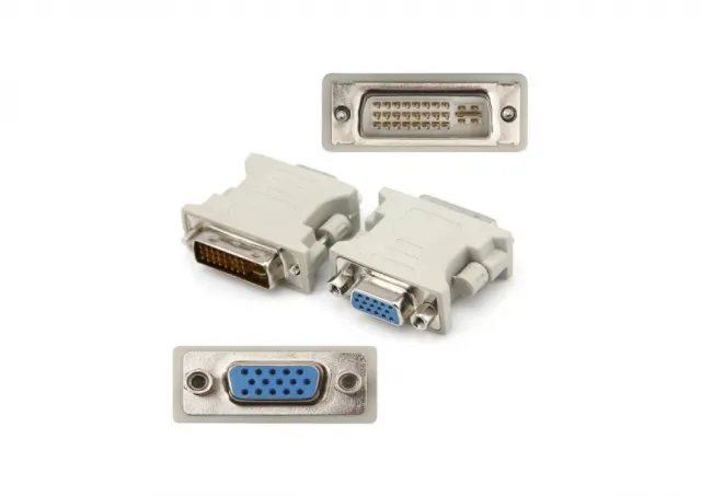 E-GREEN Adapter DVI-I (24+5) Dual Link (M) - VGA D-sub (F) beli 