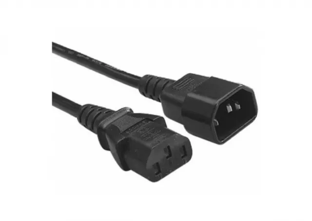 E-GREEN Kabl naponski C13 - C14 (UPS - PC) 3m 
