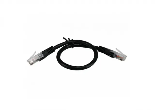 E-Green Kabl UTP Patch Cat6 0.3m crni