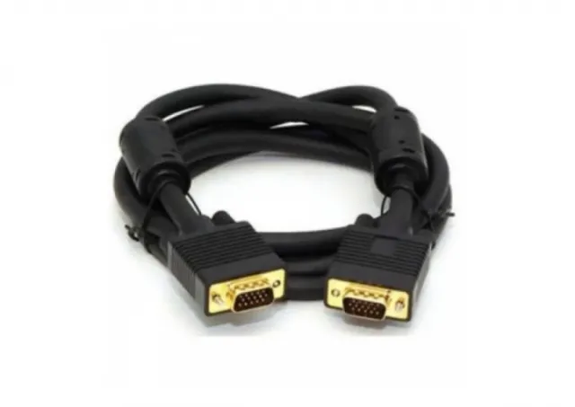E-Green Kabl VGA D-sub M/M 1.8m HQ sa feritima crni