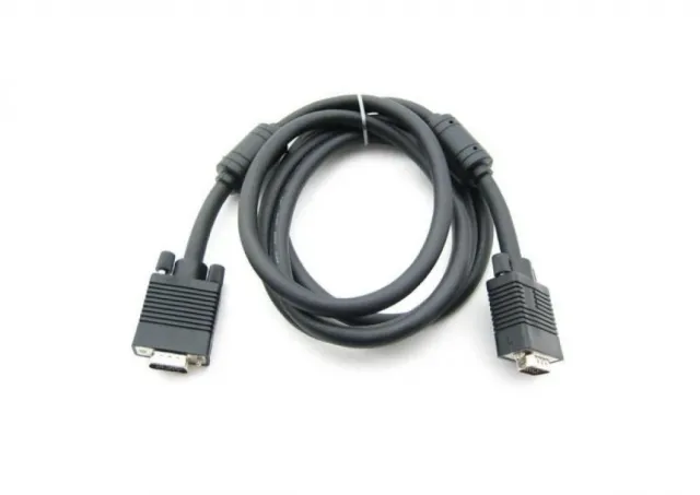 E-Green Kabl VGA D-sub M/M 5m HQ sa feritima crni