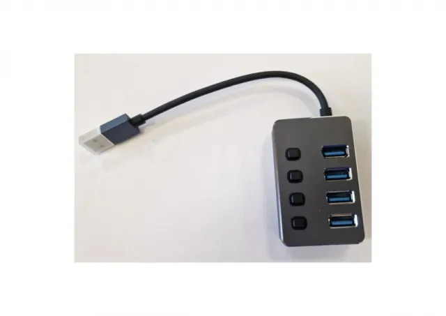 E-Green USB 3.0 - HUB Superbrzi 4port USB 3.0 sa prekidačima 