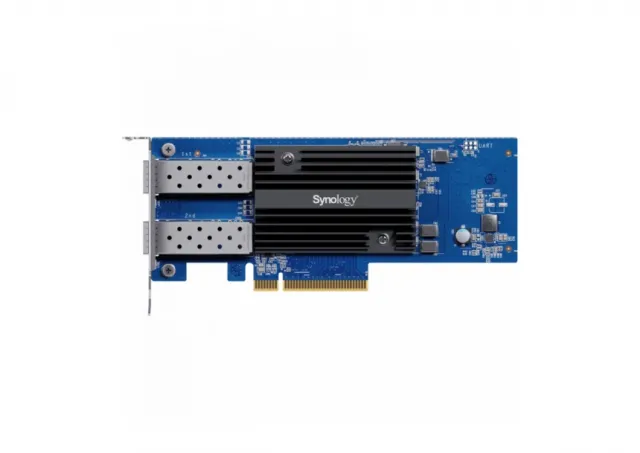 E10G30-F2Dual-port 10GbE SFP+ add-in card for Synology systems