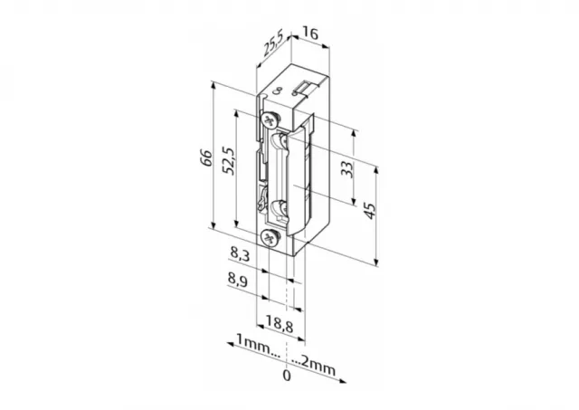 effeff Električni prihvatnik 118-A71 10-24V AC/DC BASIC b.c.