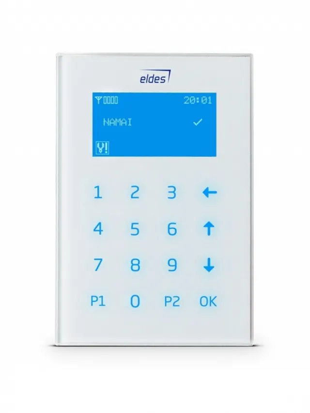 ELDES LCD šifrator žični EKB2 beli 