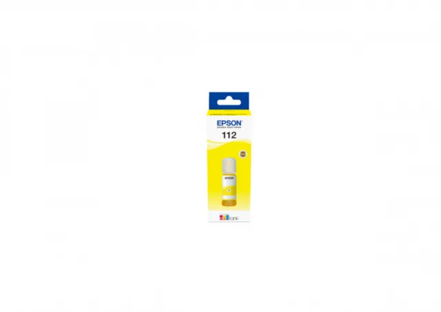 Epson 112 EcoTank Pigment Yellow ink bottle