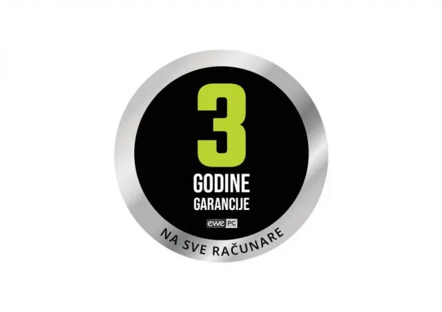 EWE PC  AMD OFFICE računar Ryzen 3 3200G/16GB/512GB 