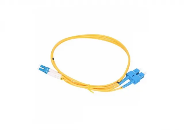 ExeLink patchcord LC/UPC-SC/UPC SM Duplex, G652D 3mm, 0,5m