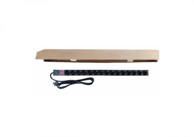 ExeLink Razvodni PDU panel za rack 19 in, sa 15 uticnih mesta, kabl 2m (aluminijum)