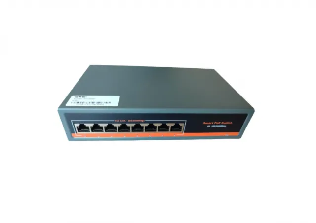 ExeLink SG1008P neupravljivi switch 8x10/100/1000 Base-T(POE/POE+) porta